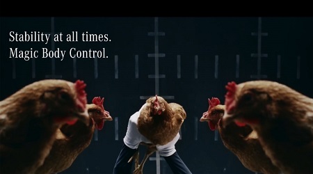 2014 Mercedes Benz S Class chicken ad