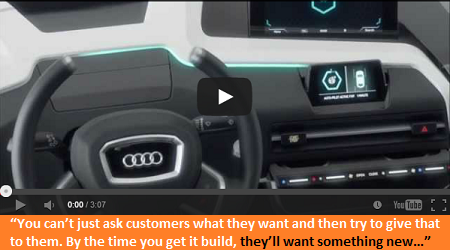 Audi cockpit of the future