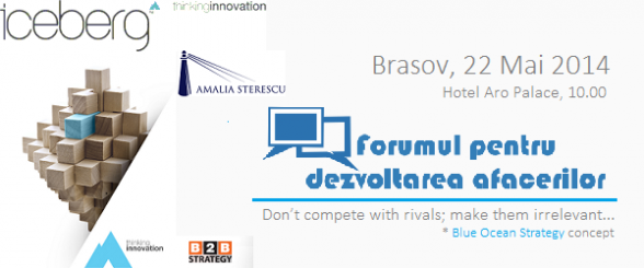 Blue Ocean Strategy. Forumul pentru dezvoltarea afacerilor, Brasov 2014, Daniel Rosca B2B Strategy