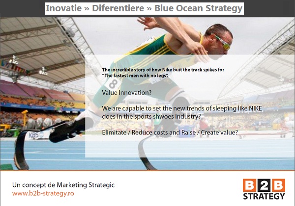 Inovatie. Diferentiere. Blue Ocean Strategy