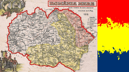 Romania Mare Harta 1919