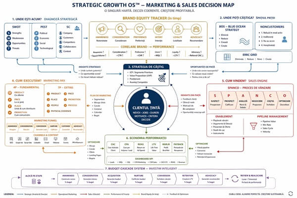 Strategie Marketing și Vânzări B2B 2026 Hartă Cognitive Strategy System™ UNRIVALS