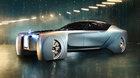 rolls royce vision next 100 concept car