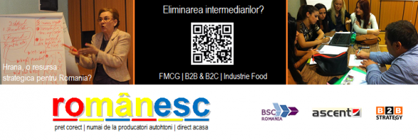 Eliminarea intermediarilor. Industrie FMCG, B2C, Food